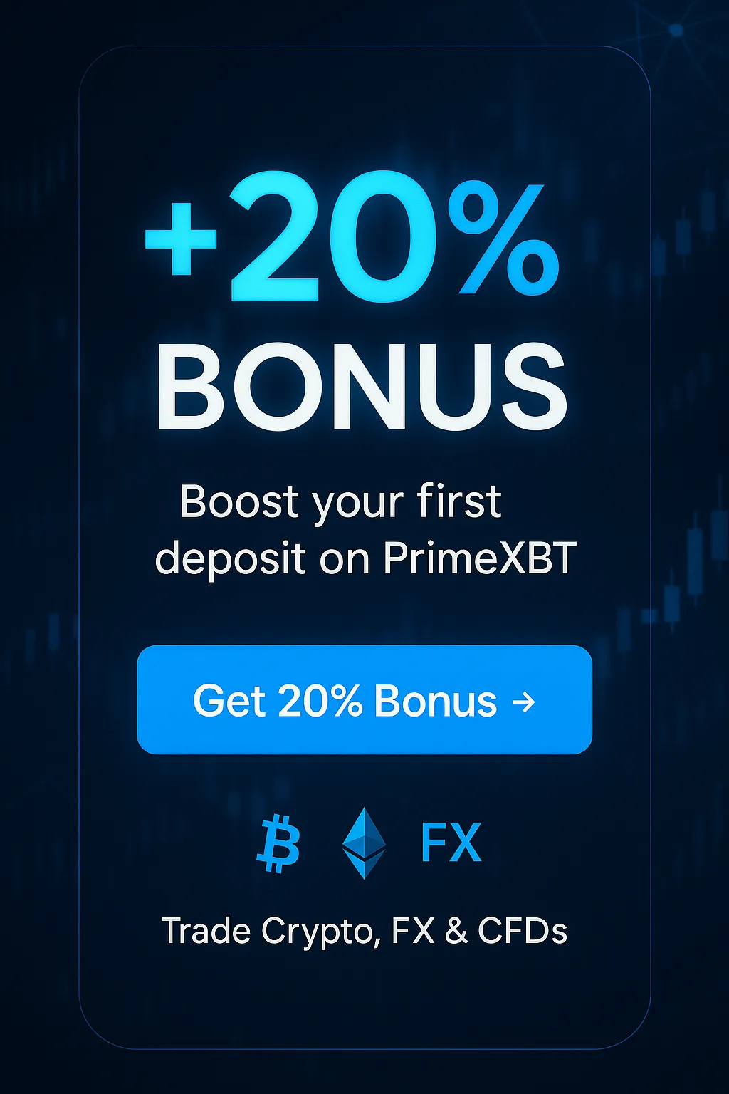 PrimeXBT Promo +20% Bonus